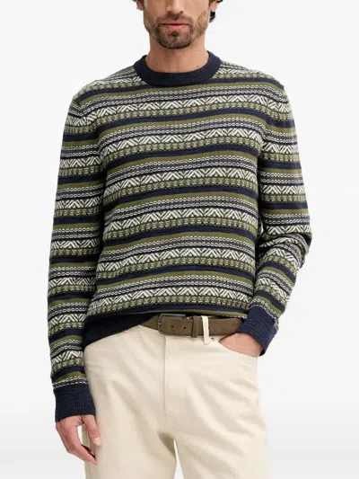 BARBOUR TOPCLIFFE PATTERNED KNIT SWEATER