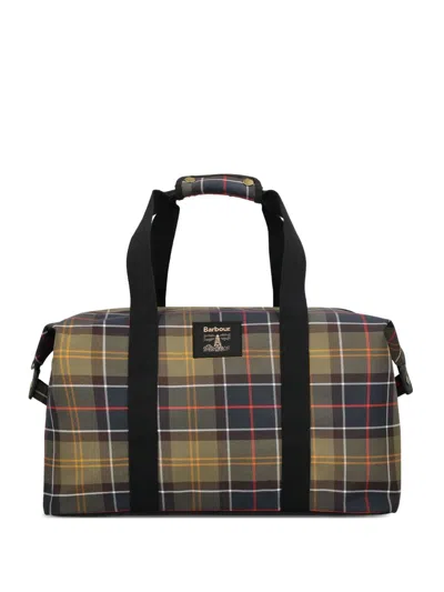BARBOUR TORRIDON TARTAN-CHECK WEEKEND BAG