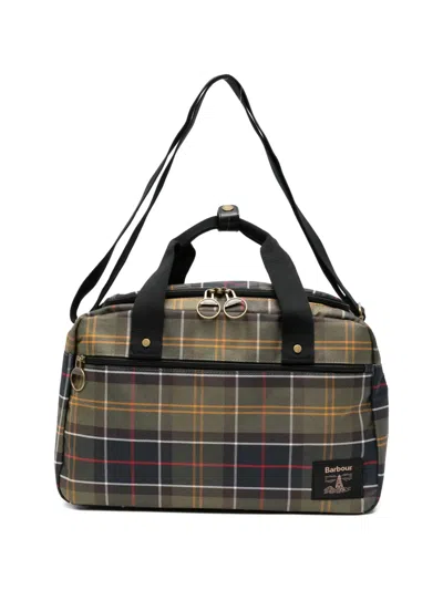 Barbour Torridon Tartan Flight Holdall Bag In Multi