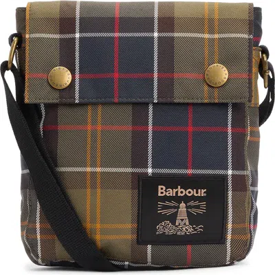Barbour Torridon Tartan Plaid Flight Bag In Multi
