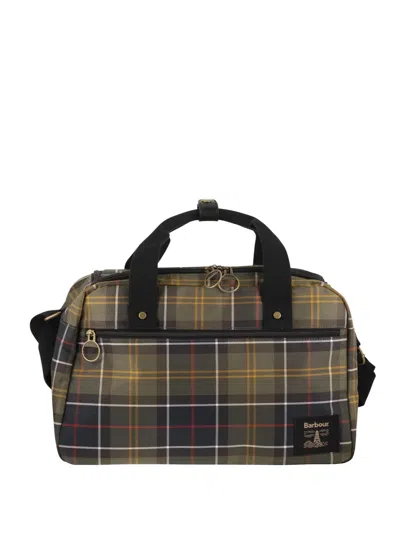 Barbour Torridon Tartan Shoulder Bag In Black