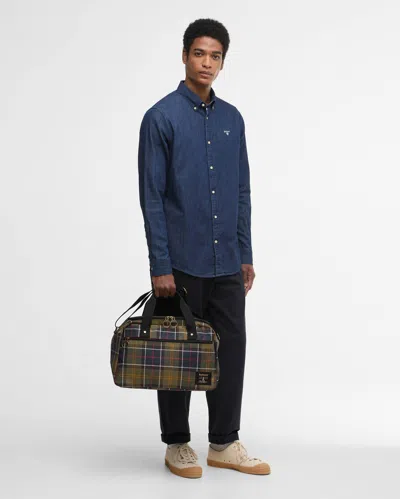 Barbour Torridon Unisex Tartan Flight Bag In Multi
