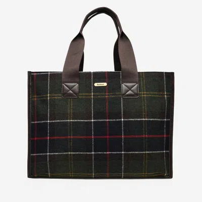 Barbour Tote Bag In Green