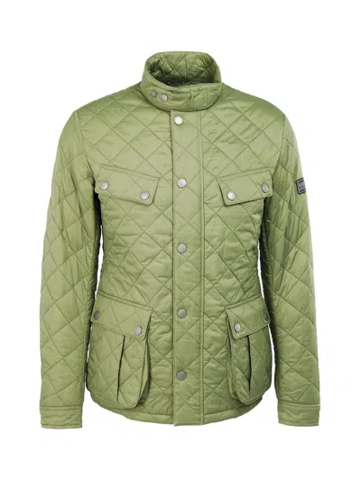 Barbour Tourer Ariel Quilted Jacket In Green