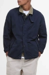 Barbour Tracker Mens Casual Jacket In Navy