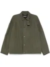 Barbour Utility Jacket Corduroy Collar In Green