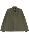 Barbour Utility Jacket Corduroy Collar In Olive