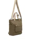 Barbour Transport 3-way Pocket-detail Tote Bag In Green