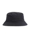 Barbour Waxed Cotton Bucket Hat In Navy