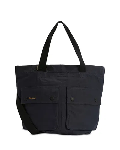 Barbour Transport Carry All Tote Bag In Black