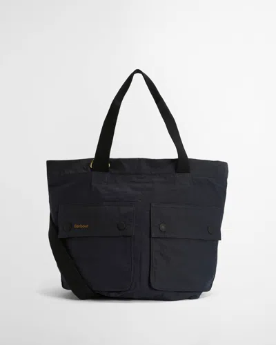 Barbour Transport Carry All Tote Bag In Black