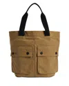Barbour Transport Carry All Tote Bag Bags In Golden Khaki
