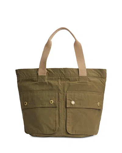 Barbour Transport Carry All Tote Bag In Green