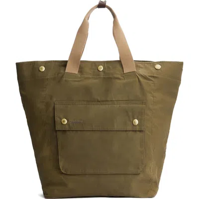 Barbour Transport Cotton Canvas Tote In Dusky Green I