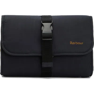 Barbour Transport Hanging Wash Bag In Blue