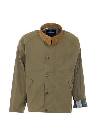 Barbour Transport Jacket In Green
