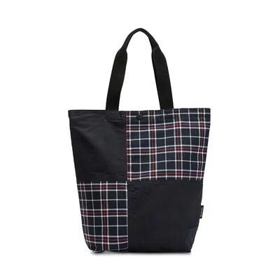 Barbour Transport Patchwork Tote Bag In Black