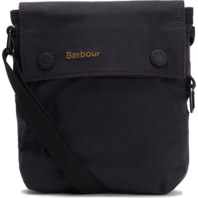Barbour Transport Tartan Crossbody Bag In Blue