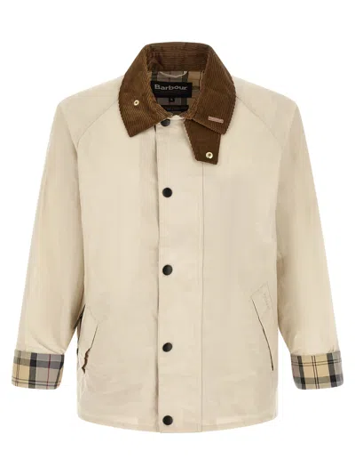 Barbour Transporter Icons Puffer Jackets Beige In Neutral