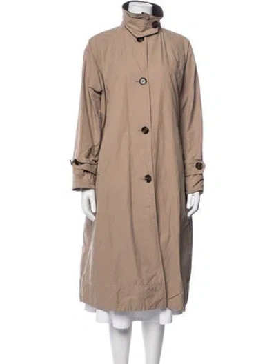 Pre-owned Barbour Trench Coat In Brown