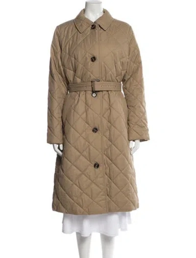 Pre-owned Barbour Trench Coat In Neutral