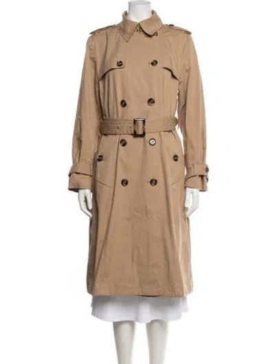 Pre-owned Barbour Trench Coat In Neutrals