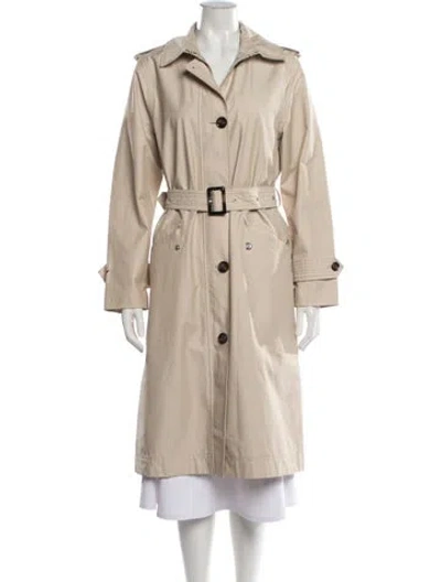 Pre-owned Barbour Trench Coat In Neutrals