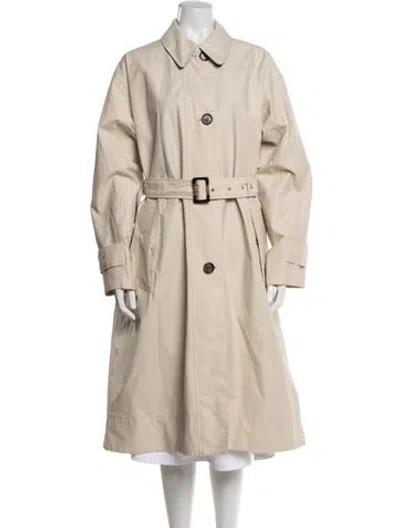 Pre-owned Barbour Trench Coat In Neutrals