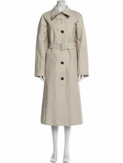 Pre-owned Barbour Trench Coat In Neutrals