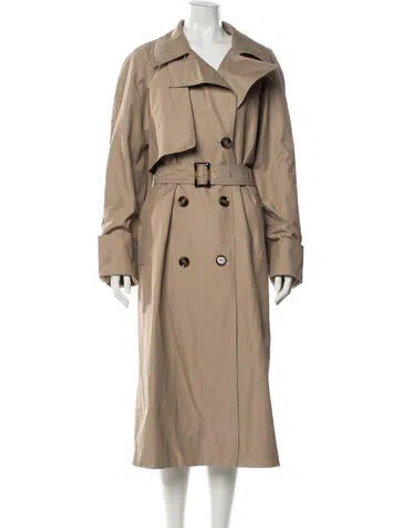 Pre-owned Barbour Trench Coat W/ Tags In Neutral