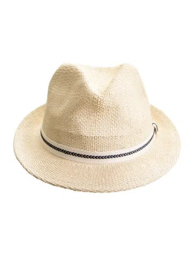 Pre-owned Barbour Trilby Hat In Neutral