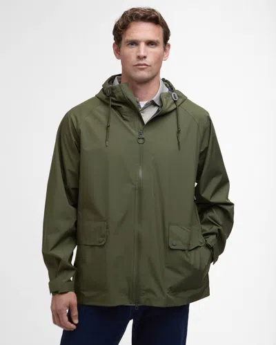 Barbour Trover Mens Waterproof Jacket In Green