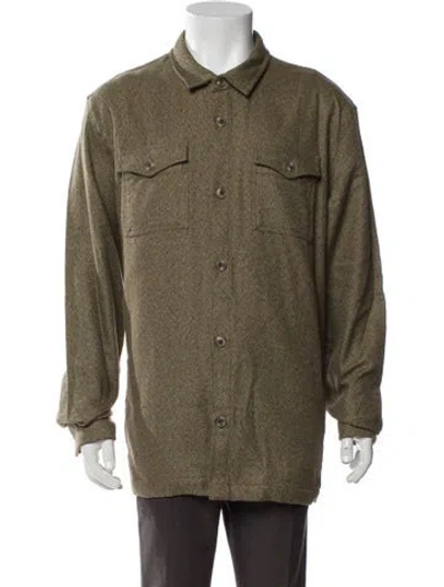 Pre-owned Barbour Trucker Jacket In Green