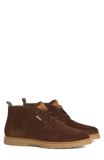 Barbour Tucker Chukka Boot In Coffee Suede