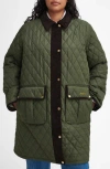 Barbour Tulip Corduroy Trim Quilted Coat
