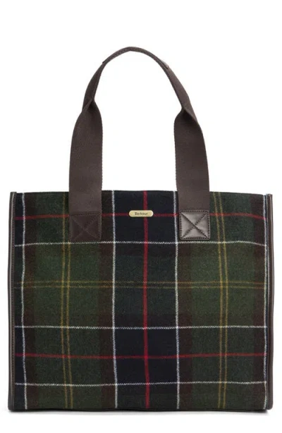 Barbour Turnberry Tartan Plaid Tote In Multi