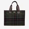Barbour Turnberry Tote Bag In Wool Blend With Check Pattern In Multi
