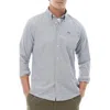 Barbour Turner Houndstooth Button-down Shirt In Blue
