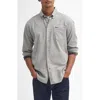 Barbour Turner Houndstooth Button-down Shirt In Olive