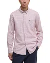 Barbour Turner Tailored Houndstooth Shirt In Pink