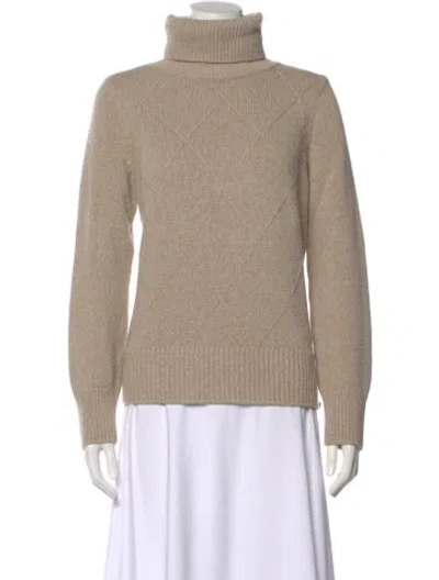 Pre-owned Barbour Turtleneck Sweater In Brown