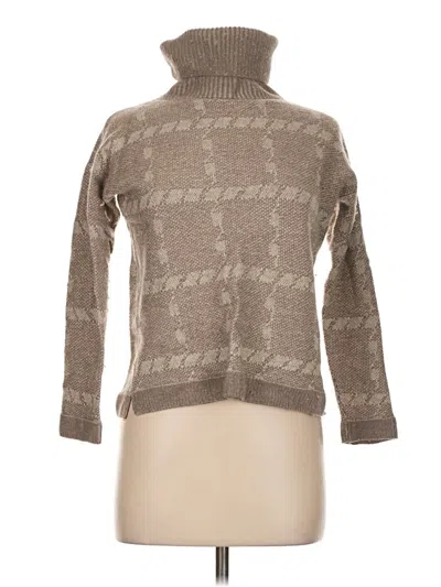 Pre-owned Barbour Turtleneck Sweater In Brown