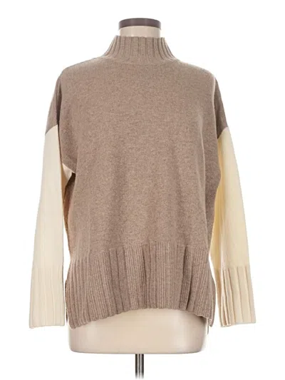 Pre-owned Barbour Turtleneck Sweater In Brown
