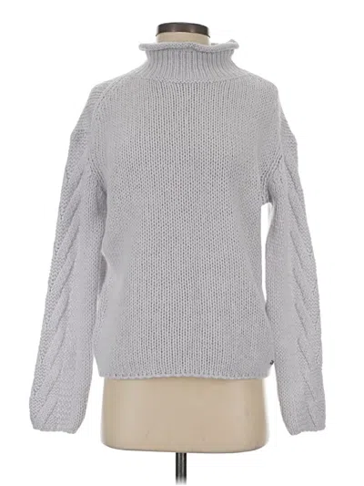 Pre-owned Barbour Turtleneck Sweater In Gray