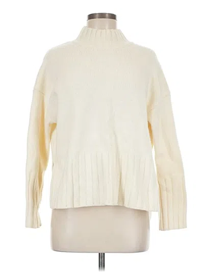 Pre-owned Barbour Turtleneck Sweater In Ivory