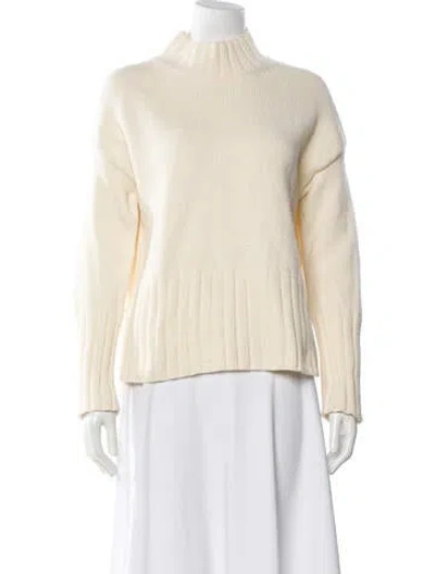 Pre-owned Barbour Turtleneck Sweater In Neutral