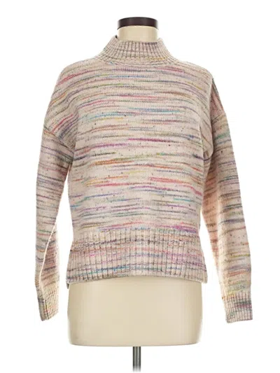 Pre-owned Barbour Turtleneck Sweater In Tan