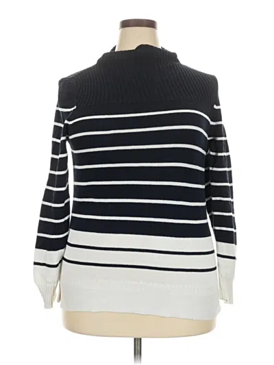 Pre-owned Barbour Turtleneck Sweater In White