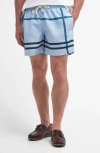 Barbour Twain Swim Trunks In Chambray