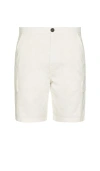 Barbour Twill Cargo Short In White